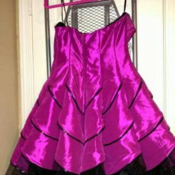 Betsey Johnson Dahlia pink petal tulle dress 8 - Picture 2 of 6